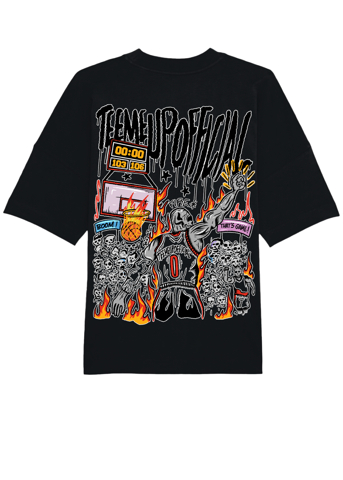 TeeMeUpOfficial Gameday {Series 01} T-shirt in 'Official Black'